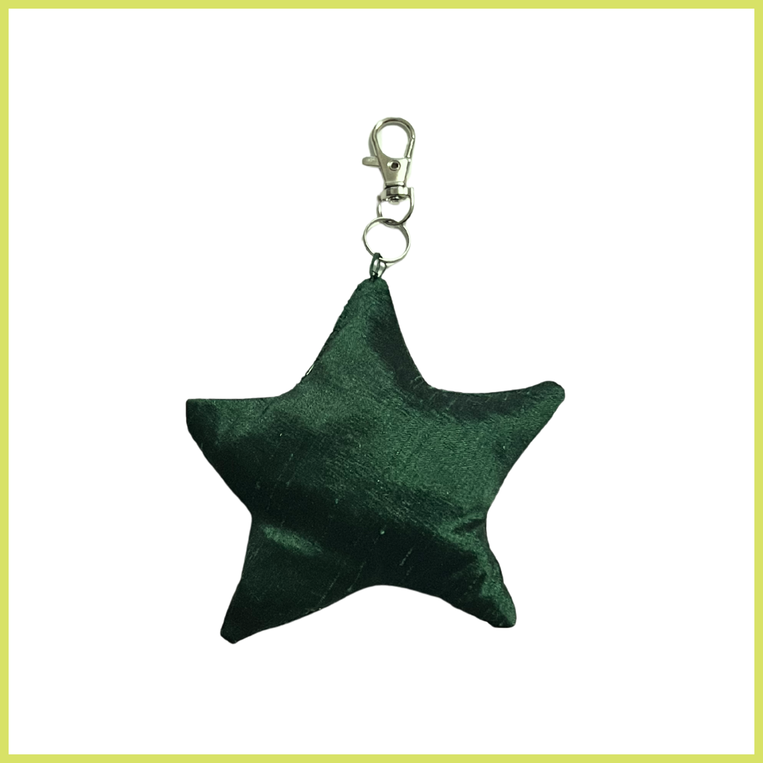 Forest Green Bag Charm