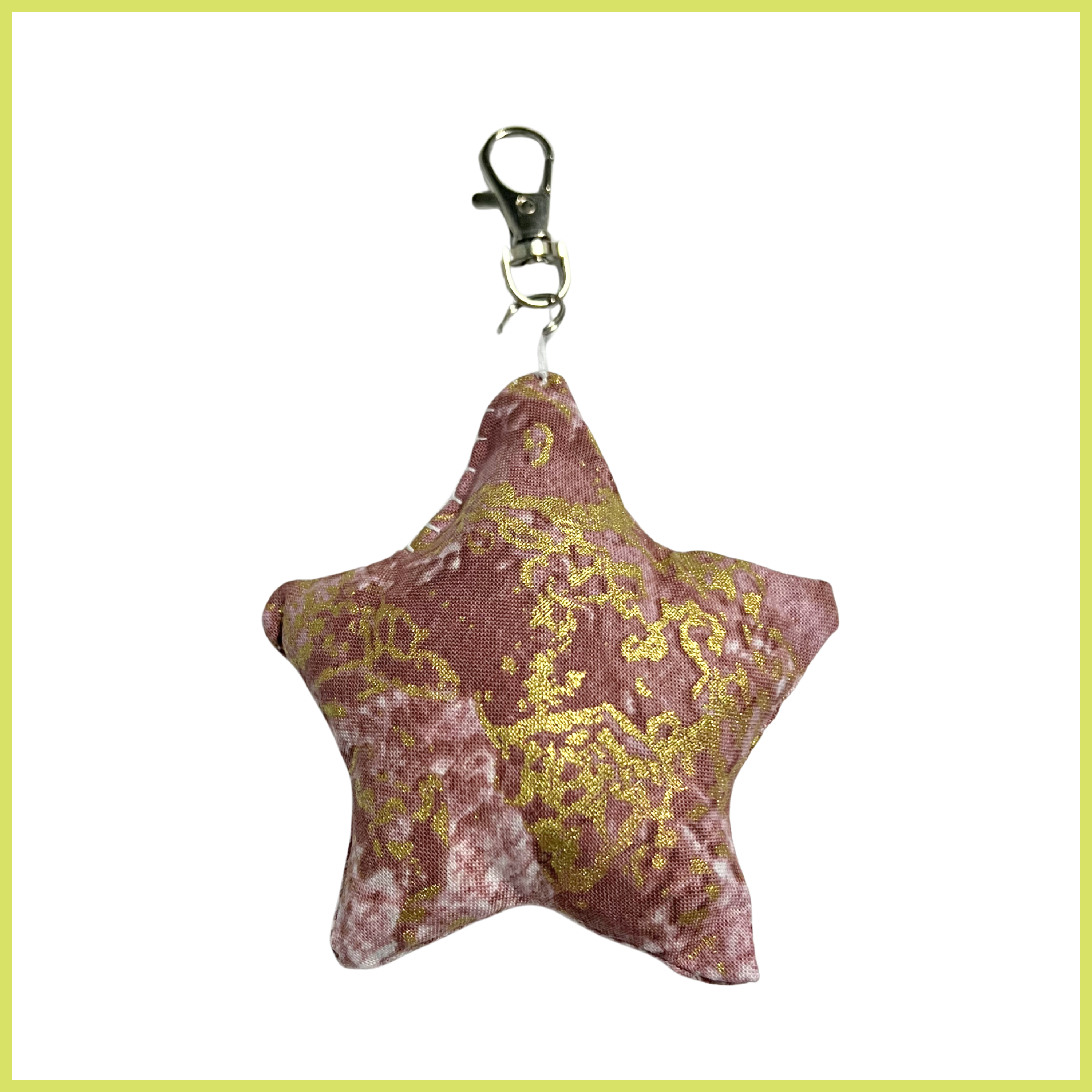 Pink and Gold Charm