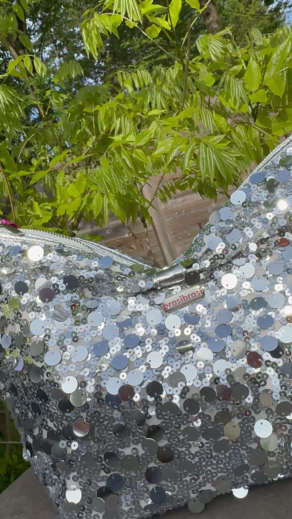 Miniaturbild: NEW! clutch BIG paillette silber
