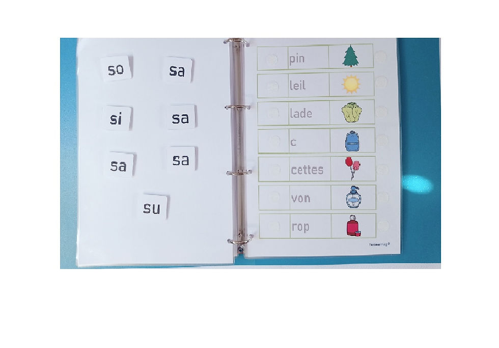 Miniature : "Je connais les syllabes", classeur2