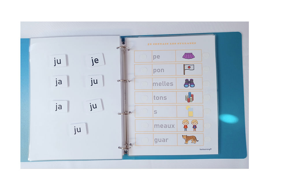 Miniature : "Je connais les syllabes", classeur2