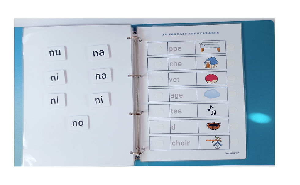 Miniature : "Je connais les syllabes", classeur2