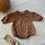 Thumbnail: Bubble Romper - Chocolate Brown