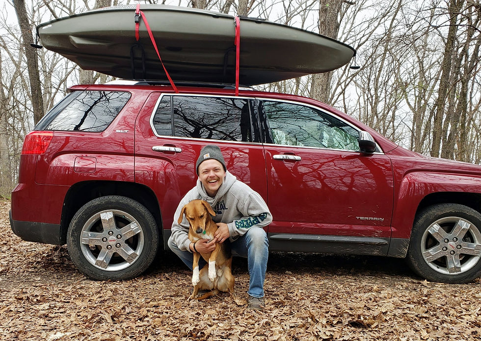 Randy and Wilfred Camping