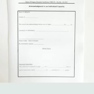 Notarial Certificate Basics