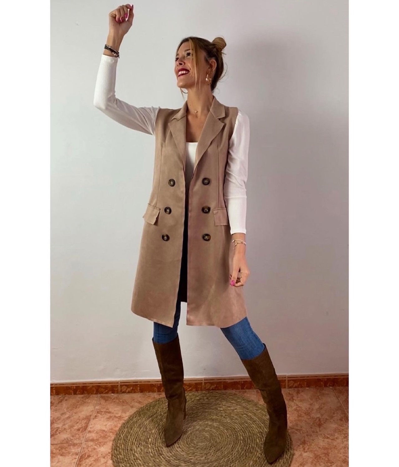 Chaqueta anteLina Sin mangas