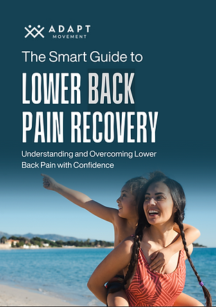 The Smart Guide to Lower Back Pain Recovery Book Cover