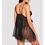 Thumbnail: Lace and Mesh Babydoll Lingerie