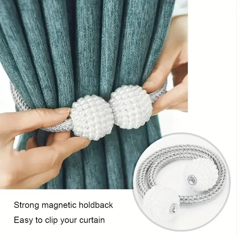 Thumbnail: Magnetic Curtain Tie Backs
