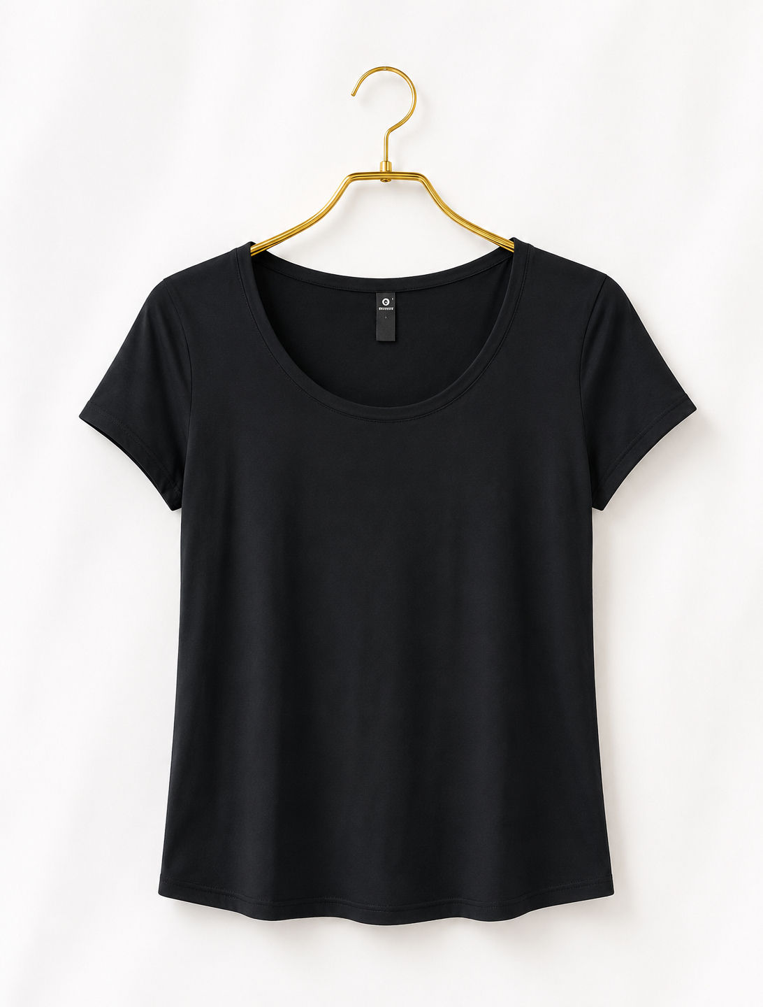 Ladies Black Activewear Top