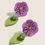 Thumbnail: Pretty in Purple flower earrings 