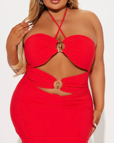Thumbnail: High low midi dress 
