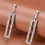 Thumbnail: Elegant Silver Sparkling DangleEarrings