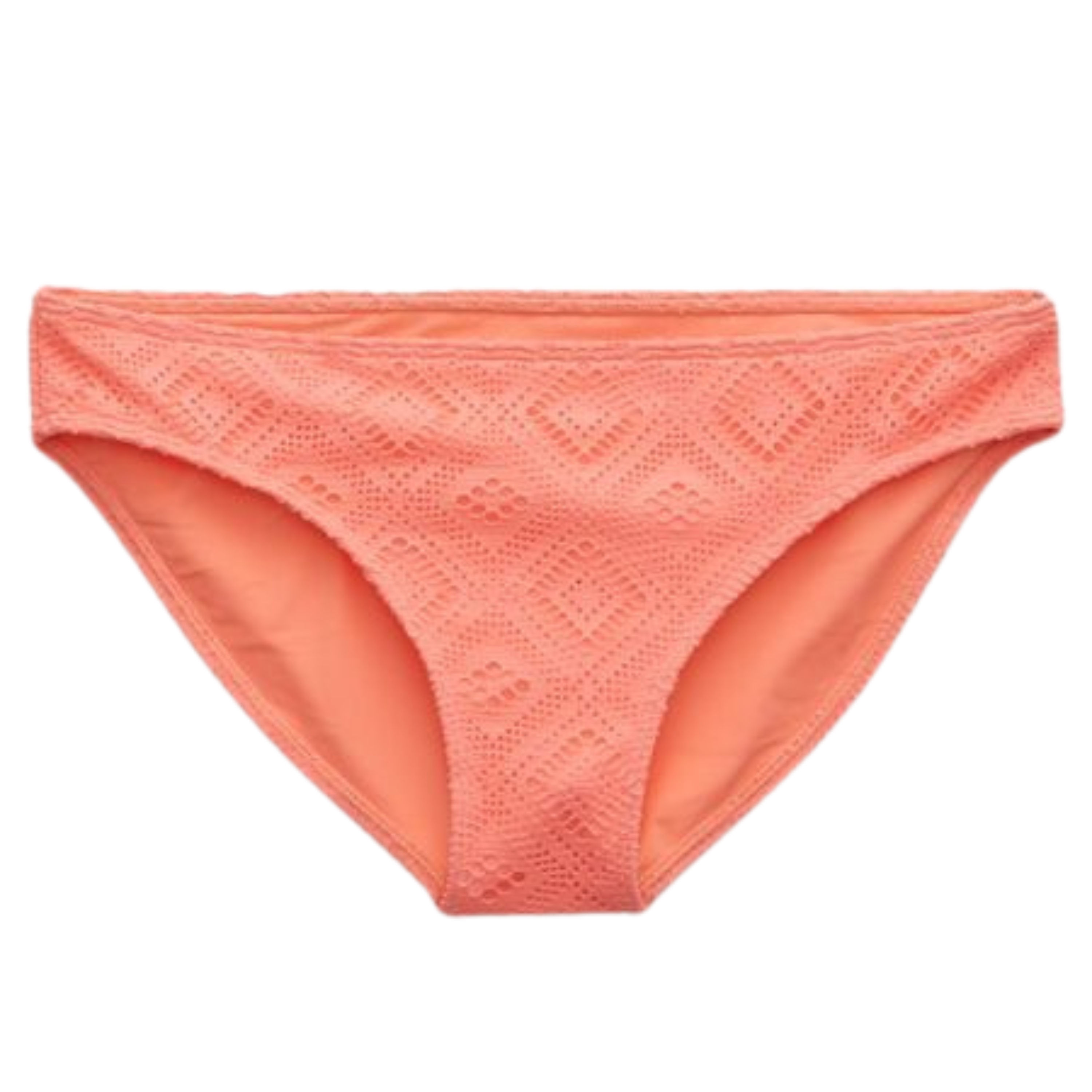 Neon Orange Crochet bikini bottom (Mix & Match)