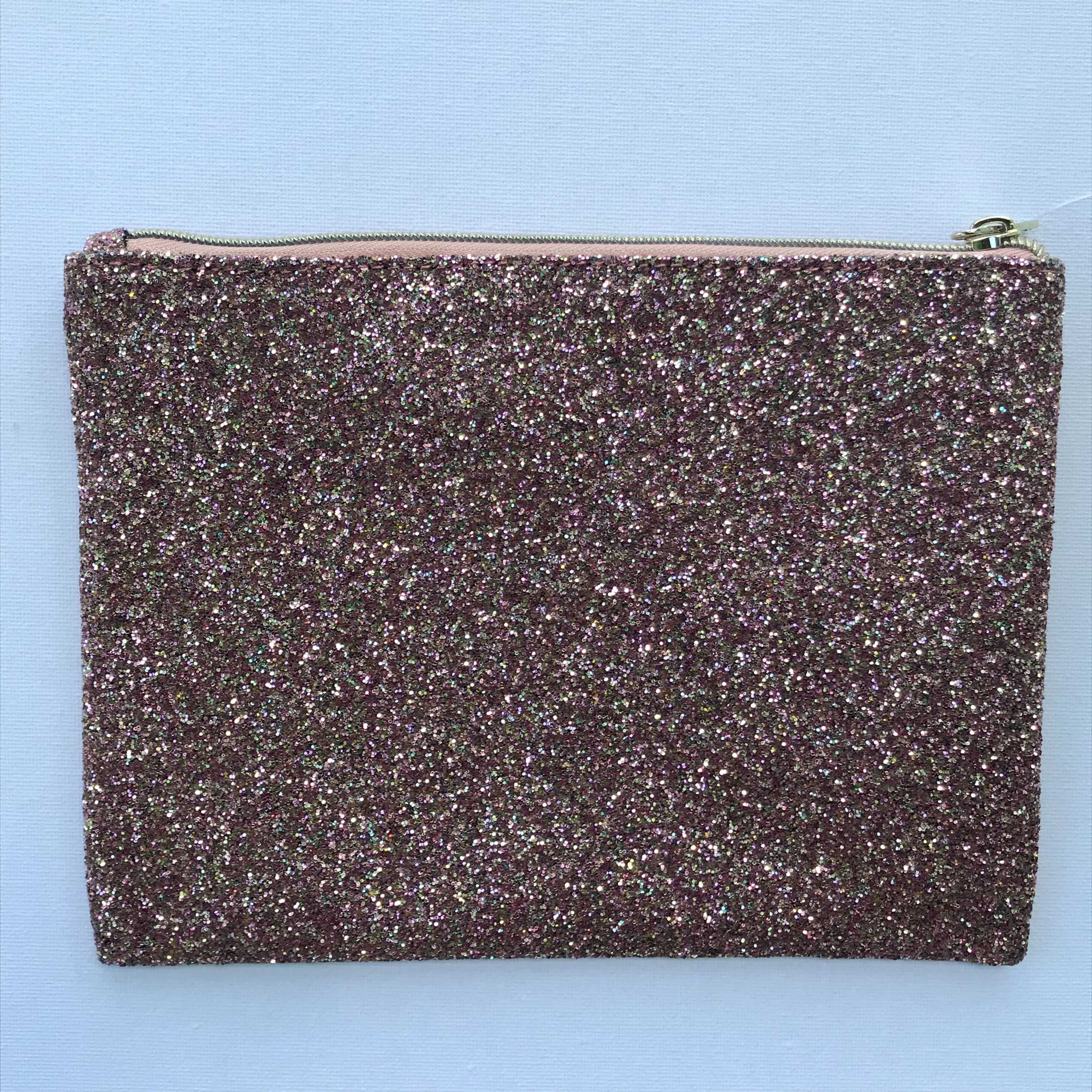 Rose Gold Glitter Purse