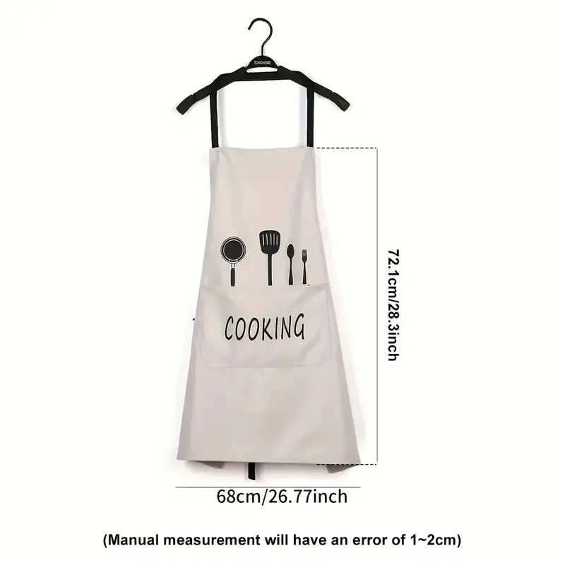 Thumbnail: 1 pc oil and waterproof Kitchen Apron