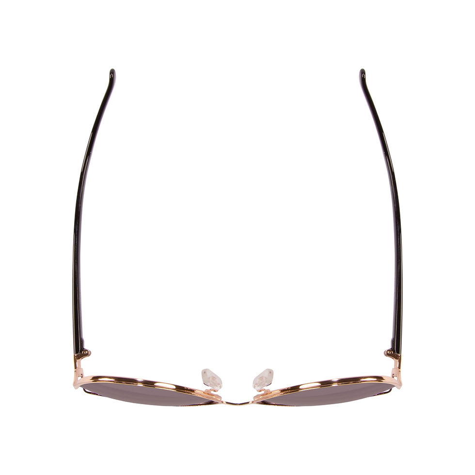 Thumbnail: Gold Frame Shatter Resistant Sunglasses 
