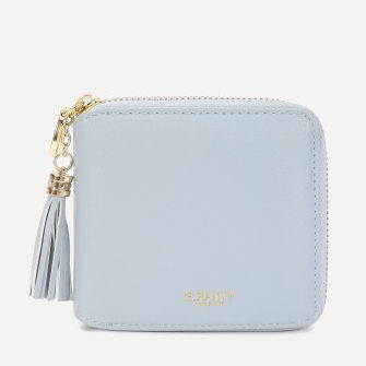 Blue Tassel Wallet