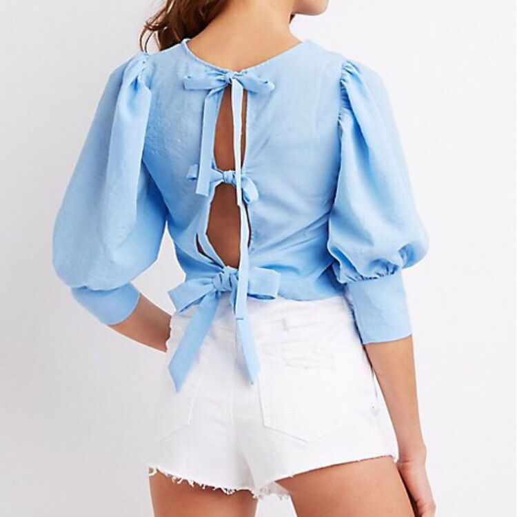 Thumbnail: Tie back crop top
