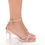 Thumbnail: High Shine Clear Heeled Sandals