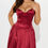 Thumbnail: Drop waist satin midi dress 