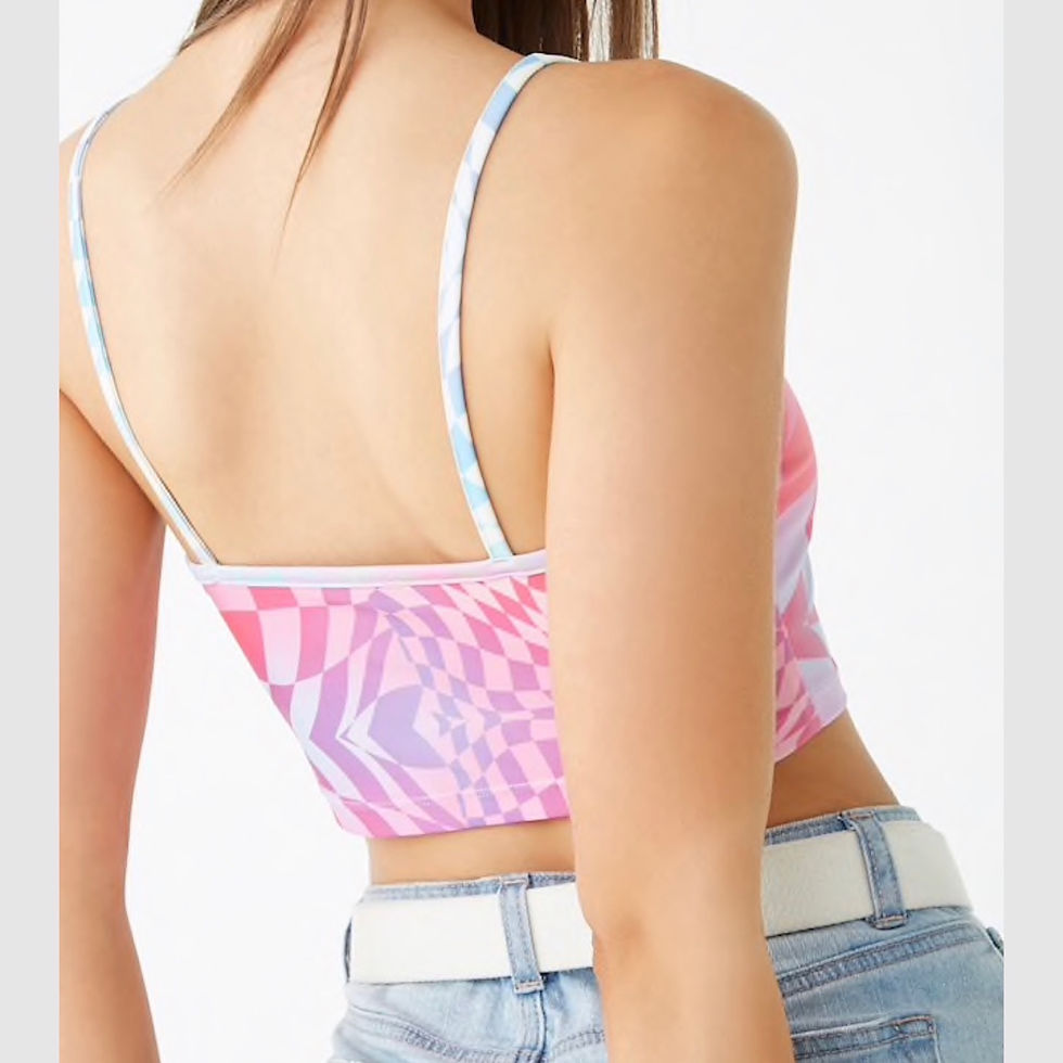 Thumbnail: Checkered Crop Top