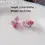 Thumbnail: Sparkling Pink Flower Studs
