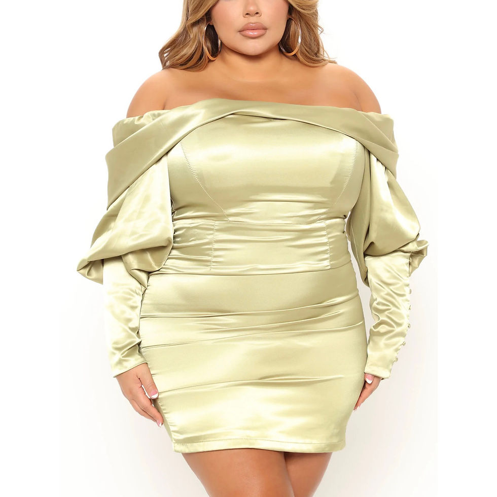 Thumbnail: Satin Mini Dress