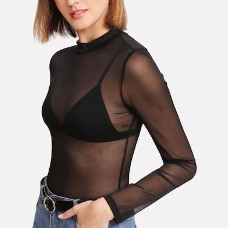 Sheer Mesh Top