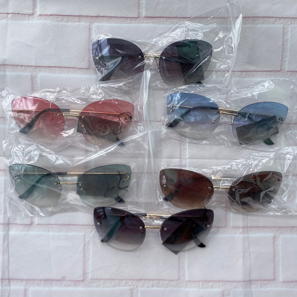 Thumbnail: Rimless Cateye Sunglasses 