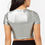 Thumbnail: Sheeny metallic crop top