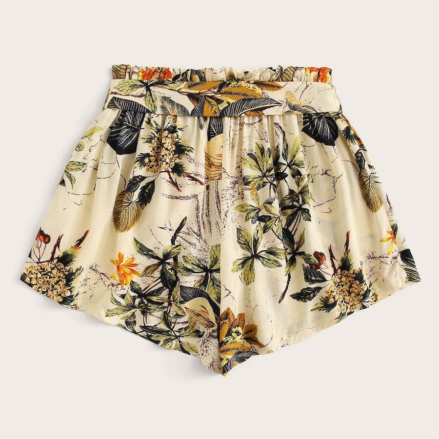 Thumbnail: Tropical Paperbag Shorts