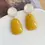 Thumbnail: Elegant yellow earrings 