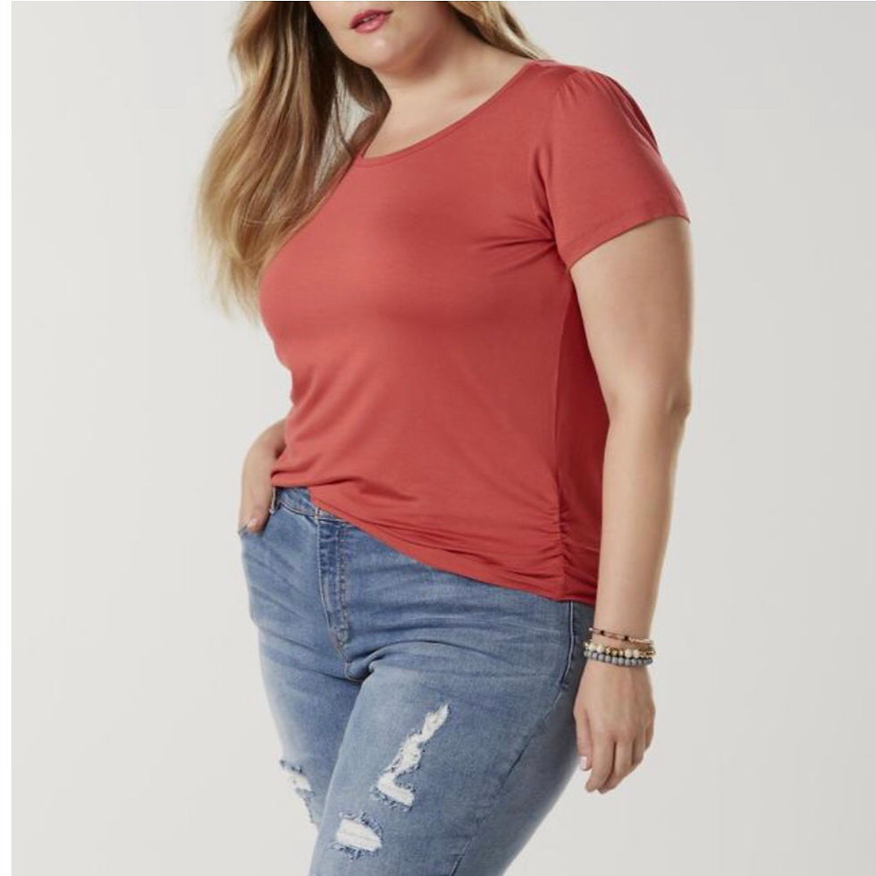 Plus Sized Ruched Blouse
