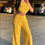 Thumbnail: 2 pc Halter Pants Set