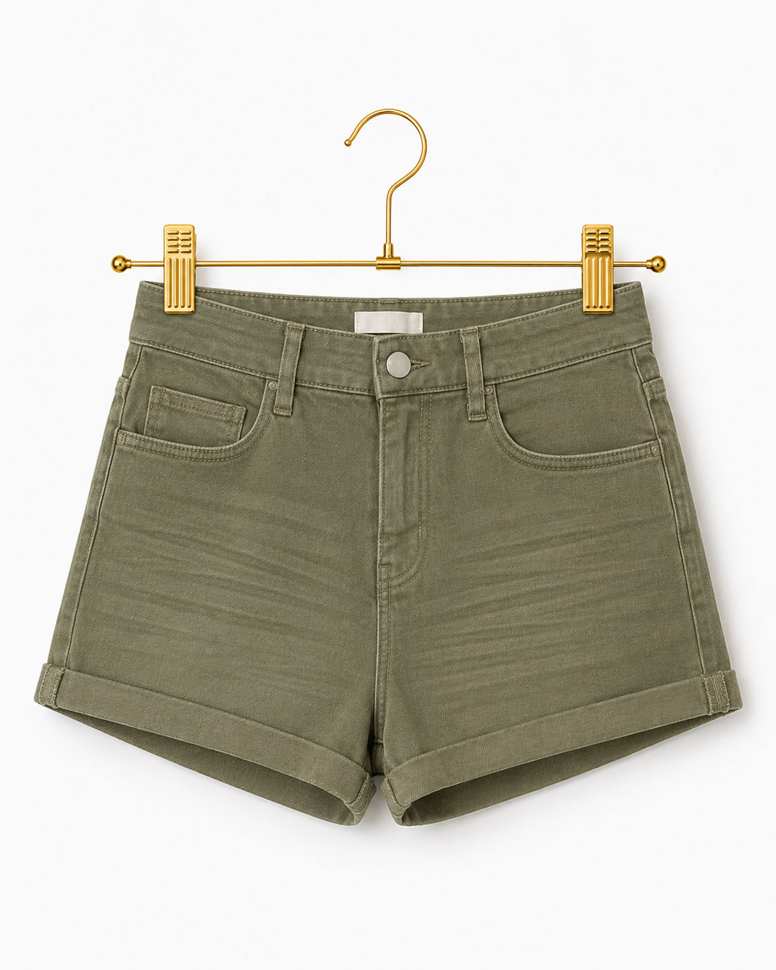Stretch Denim Shorts 