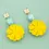 Thumbnail: Flower Dangling Earrings 