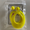 Thumbnail: Neon Yellow Acrylic oval earrings 