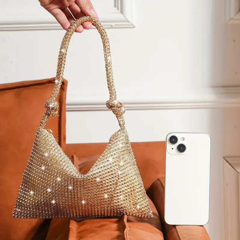 Thumbnail: Sparkly Elegant Satchel Handbag 