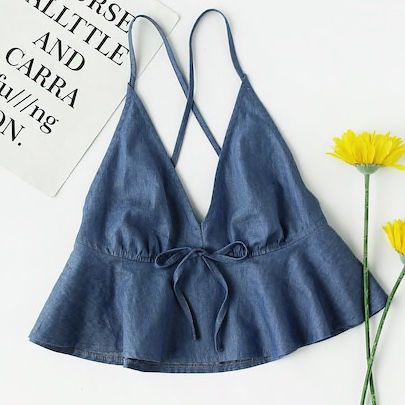 Thumbnail: Chambray Halter Top