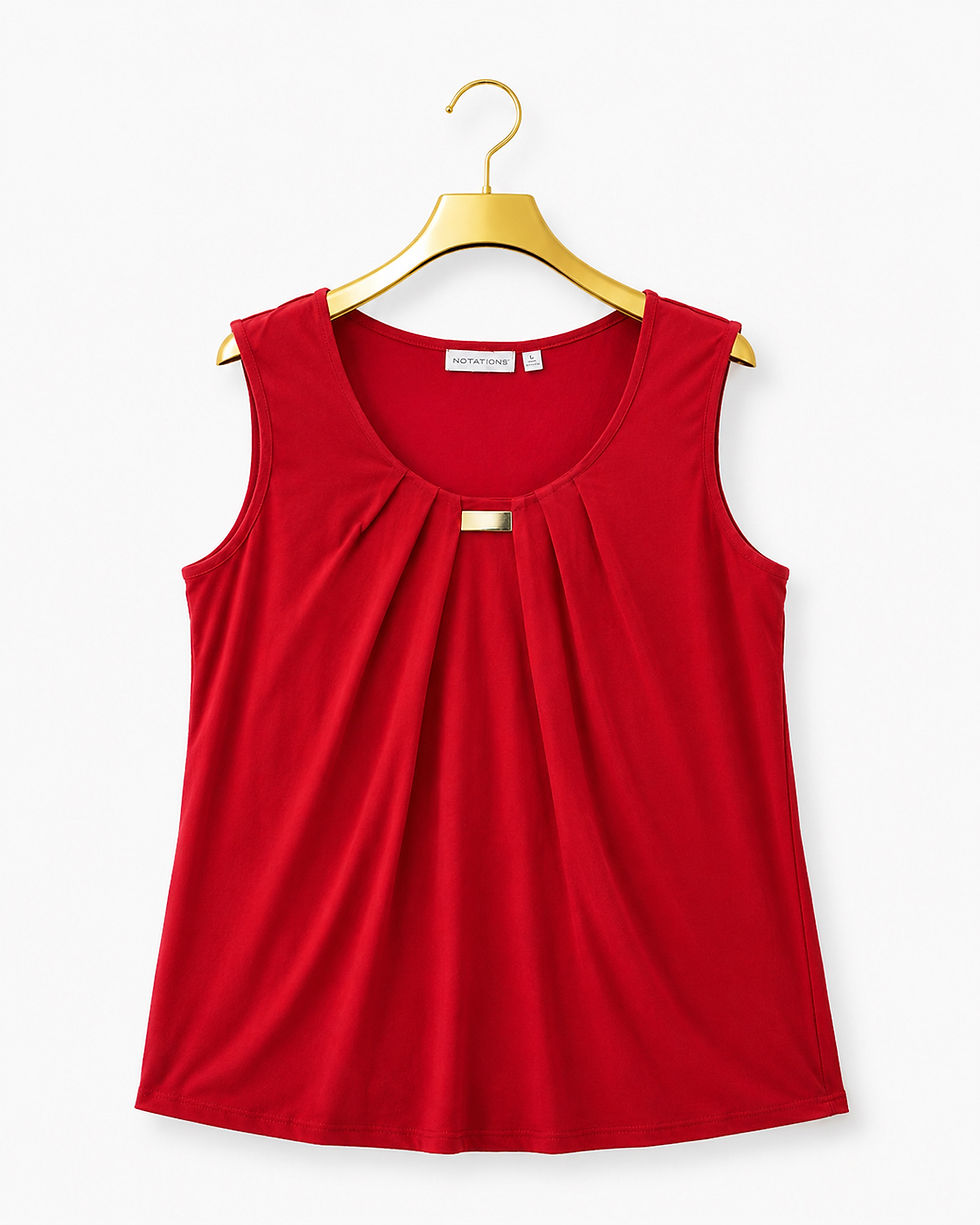 Thumbnail: Red Knit Blouse