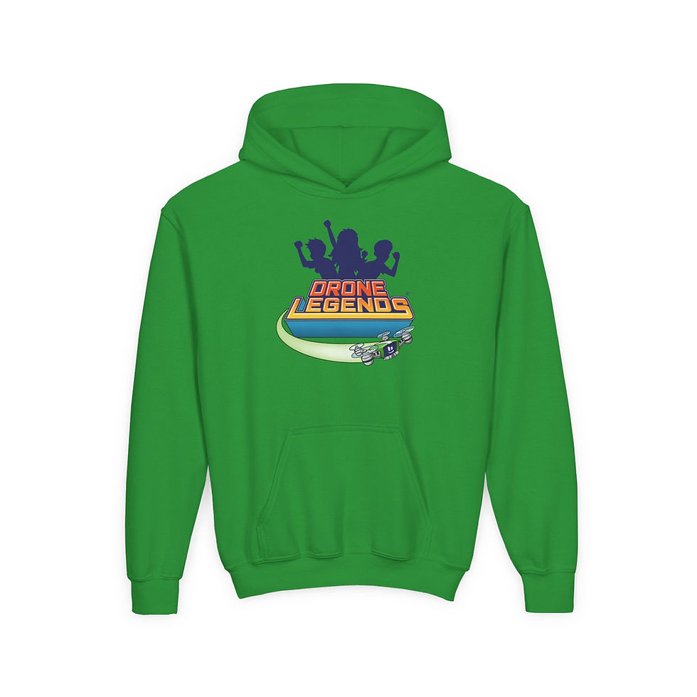 Thumbnail: Drone Legends™ Youth Heavy Blend Hoodie