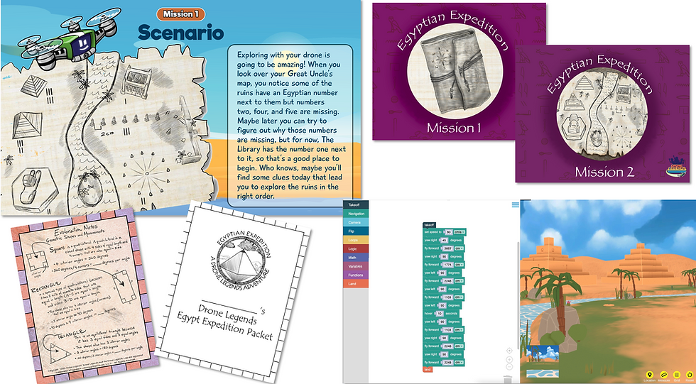 Thumbnail: Downloadable content for Egyptian Expedition curriculum