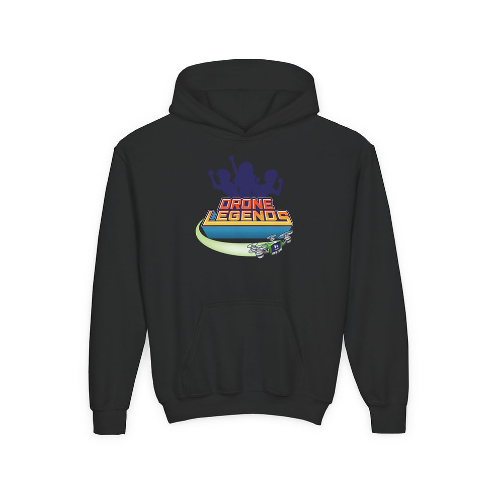 Thumbnail: Drone Legends™ Youth Heavy Blend Hoodie