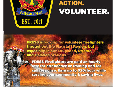 FRESS is looking for volunteer firefighters!