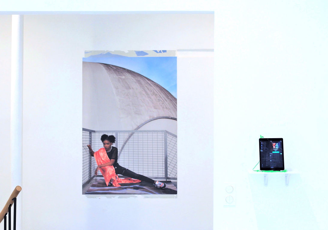 Melika Shafahi Raja'a Khalid, exhibition curated by Alexis Loisel-Montambaux