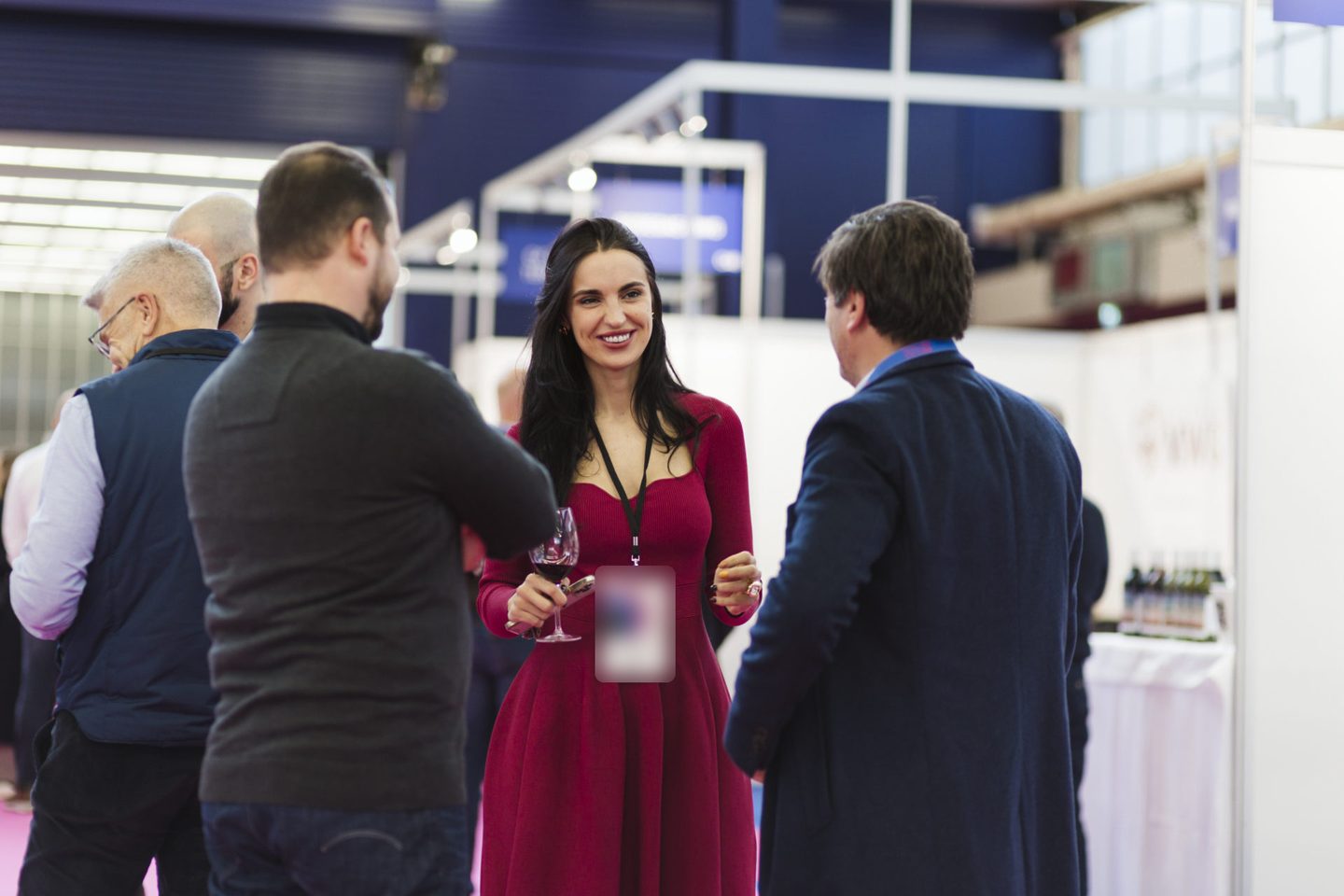 Meeting partners at the World Bulk Wine Exhibition in Amsterdam
