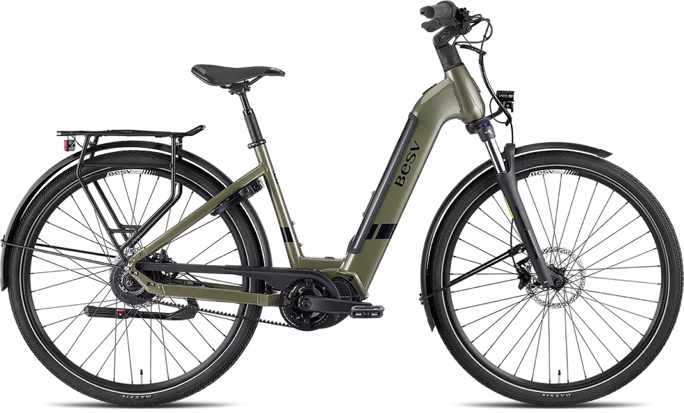 Miniaturbild: BESV CT 1.3 LS leises E-Bike mit Gates CDX Belt