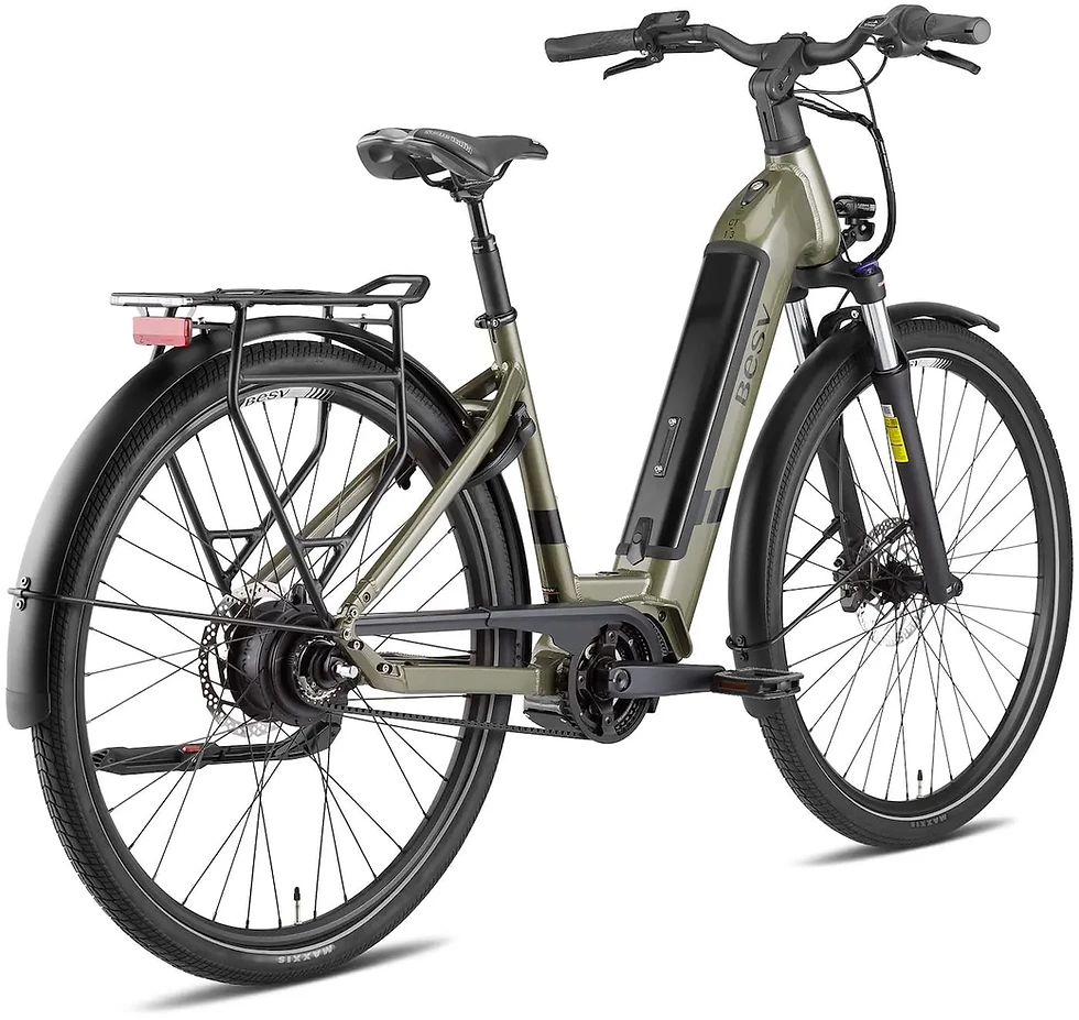 BESV CT 1.3 LS integrierter 630 Wh Akku im Rahmen
