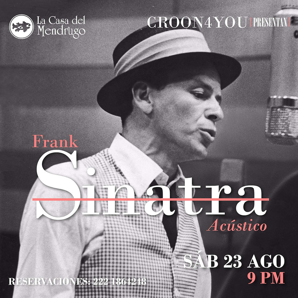 Croon4You presenta "Frank Sinatra Acústico"
